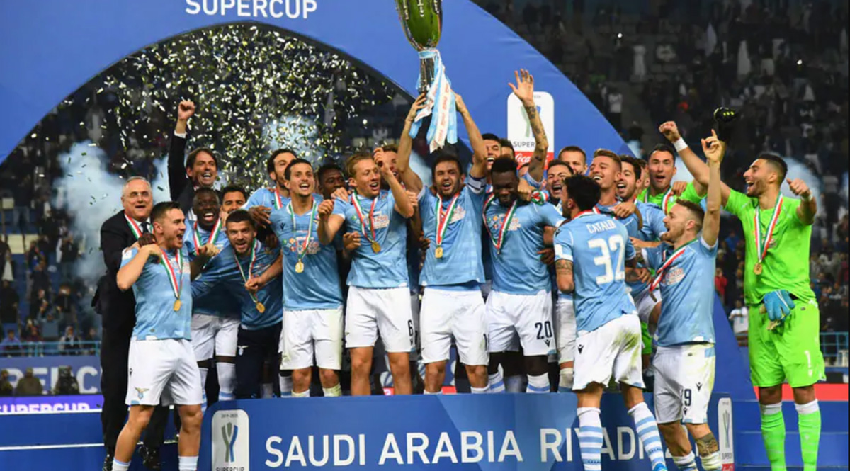 Supercoppa trionfo della Lazio
